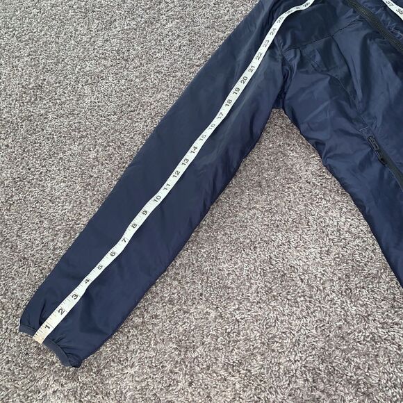 Adidas Outdoors Size Small Full Zip Blue Zipper Pockets Jacket Windbreaker Heavy - Picture 5 of 12
